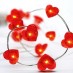 RED HEART 20 LEDΛΑΜΠΑΚΙΑ ΧΑΛΚΟΥ ΚΟΚΚΙΝΟ ΑΣΗΜΙ ΚΑΛΩΔΙΟ 5 TEMAXIA ΜΠΑΤΑΡΙΑΣ IP20 2m ΣΥΝ 10cm | Aca | X01204115
